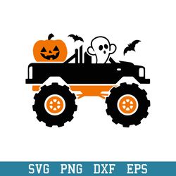 Boo Truck Halloween Svg, Truck Car Halloween Svg, Halloween Svg, Png Dxf Eps Digital File