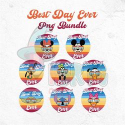 Best Day Ever Png, Best Summer Ever PNG Bundle, Magical Castle Day, Stitch, Yoda, Magical Castle Png, Magical Vacation D