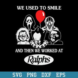 Horror Moives Ralphs Svg, Horror Characters Svg, Halloween Svg, Png Dxf Eps Digital File