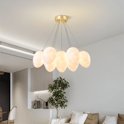 Nordic Modern Minimalist Creative Moon Bubble Living Room Chandelier