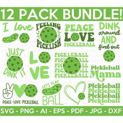 pickleball svg bundle, pickleball svg, pickleball shirt svg, pickleball mama svg, i love pickleball svg, cut files for c
