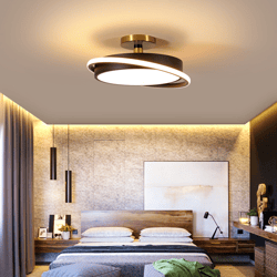 Bedroom Light Nordic Simple Modern Light Luxury Creative Round Led Ceiling Light Restaurant Designer Master Bedroom Room