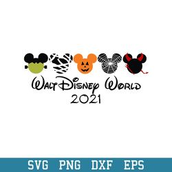 Walt Disney World 2021 Svg, Halloween Svg, Png Dxf Eps Digital File