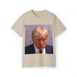 CLASSIC Donald Trump Fulton County Georgia Mugshot T shirt - Trump 2024 - Promo code Poso - make mugshots great again