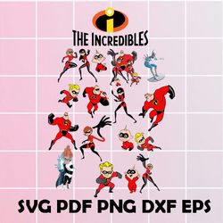 The Incredibles Svg, The Incredibles Clipart, The Incredibles Png, The Incredibles EPs, The Incredibles Dxf, Hero Svg