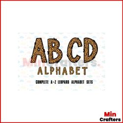 ABCD Complete A To Z Leopard Black Yellow Png, Alphabet Png