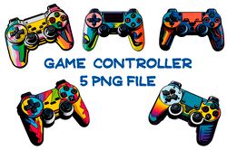 Game Multicolor Controller Digital file PNG Playstation Controller