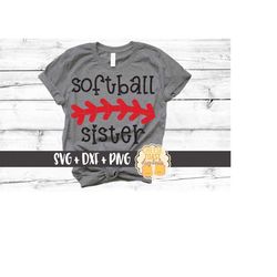 softball sister svg, softball svg, kid, girl softball svg, cute softball, sister softball shirt, softball shirt svg, cri