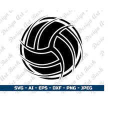 volleyball svg volleyball outline volleyball skeleton volleyball design svg dxf png jpg pdf silhouette vector clipart c