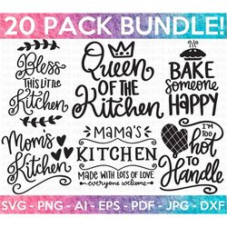 Kitchen SVG Bundle, Farmhouse Kitchen SVG, Kitchen Saying svg, Kitchen Quote svg, Apron svg, Kitchen sign svg, baking sv