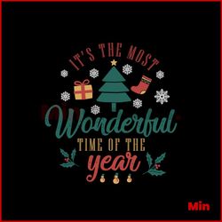 Its The Most Wonderful Time Christmas Svg, Christmas Svg