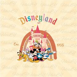 disneyland est 1955 svg, Disneyland Text SVG, Customize Family Trip SVG, Mouse SVG, Vinyl Cut File, Svg, Pdf, Jpg, Png,