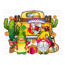 Mexican Gnomes Truck Png Sublimation Design, Mexico Png, Cince De Mayo Gnomes Png, Mexican Gnomes Png, Digital Download,