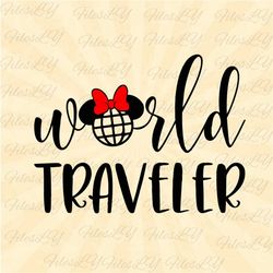 World Traveler Svg, Mouse trip svg, Disneyland svg, family trip svg, vacation svg, Vinyl Cut File, Svg, Pdf, Jpg, Png, A