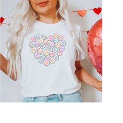 Nurse Valentine's Day Shirt, Bedside Med Surg Rn Colorful Hearts TShirt, Medical Surgical Vday Day T-shirt Gift, Nursing