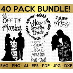 Wedding SVG Bundle, Bride svg, Groom svg, Bridal Party svg, Wedding svg, Wedding Quotes, Wedding Signs, Wedding Shirts,