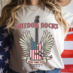 Freedom Rocks PNG, 4th Of July PNG, 4th Of July Sublimation