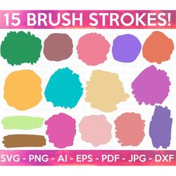 paint brush stroke svg bundle, hand drawn strokes, brush stroke svg, splatter svg, paint brush svg, background svg, cut