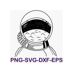 Cute Astronaut Svg, Kid astronaut Svg, Space Svg, Spaceman with heart Svg, Astronaut cut file, Universe Svg, Silhouette,