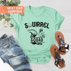 Squirrel Squad Shirt, Squirrel Gift, Nuts Shirt, Nature Shir