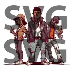 Cool SVG Designs Street Style Illustrations Unique Hoodie Design Streetwear Graphics Clipart Collection Birthday Gift Do