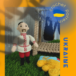 Crochet pattern Cossac Stepan (Ukrainian version pattern)
