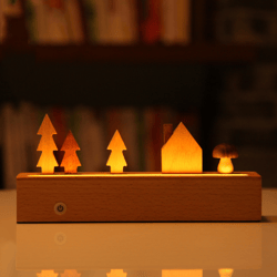 Light Modern Minimalist Romantic Forest Hut Creative Night