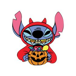 Devil Disney Stitch 2022 Logo SVG, Funny Halloween SVG