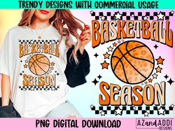 Basketball season png, basketball vibes png, retro basketbal