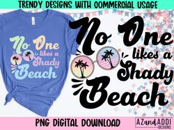 Beach vacation png file, no ones likes a shady Beach sublima