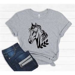 Horse ShirT, Horse Lover Tee, Horse Girl Shirt, gift for Mother, Horse Lover  gift, Horse Lover gift for women, gift for