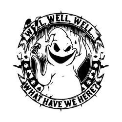 Well What Have We Here Oogie Boogie Man Logo SVG