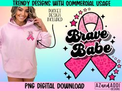 retro breast cancer awareness png, breast cancer sublimation