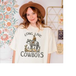 Comfort Colors Western Shirt, Retro Rodeo Shirt, Country Shirt, Southern Shirt, Retro Distressed Aesthetic    OF213