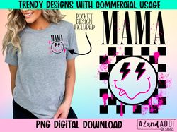 Retro mama png, mama png sublimation, Mothers Day png, mama