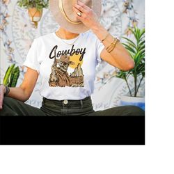 Cowboy Killer Shirt, Cowboy Skeleton Shirt, Western Shirt, Southern Shirt, Country Girl, Vintage Tee, Boho Shirt, Cowgir