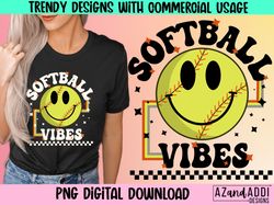 softball vibes png, retro softball sublimation download, sof