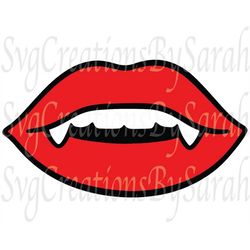 Vampire Lips Svg, Digital Download, Digital File, Halloween Svg, Lips Svg, Bite Svg, Tumbler File, Tshirt Svg, Vampire S