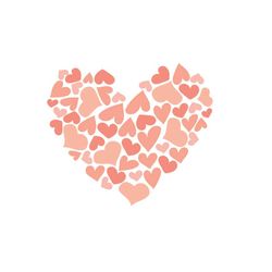 Herz aus Herzen heart of hearts Love Love SVG - SVG Download File - Plotter File - Plotter Cricut
