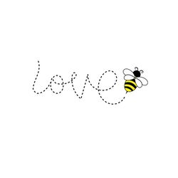Bumble Bee Love - Bumble Bee Love Heart Bee - Amor de abejorros - Summer - Summer - SVG Download File - Crafting - Plott