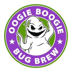 Oogie Boogie Man Bug Brew Starbuck Logo SVG