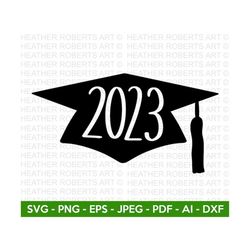 Graduation Cap 2023 SVG, Graduation Cap SVG, Graduation 2023, Class of 2023, Graduate, Vinyl Transfer, Senior, Cut File