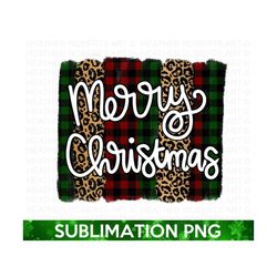 Merry Christmas Sublimation PNG, Red Green Plaid Sublimation, Merry Christmas PNG, Christmas png, Christmas Shirt png, S
