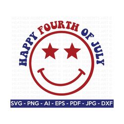 Happy Fourth of July SVG, 4th of July SVG, July 4th svg, Fourth of July svg, Independence Day Shirt, Cut File Cricut, Si