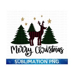 Merry Christmas PNG, Patterned Christmas Trees Sublimation png, Christmas tree png, Christmas Shirts png, Reindeer, Subl