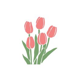 Tulip Spring Flower Tulip spring flower - SVG Download File - Plotter File - Flower Flower