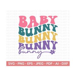Baby Bunny SVG, Retro Easter Svg, Easter SVG, Easter svg for Kids, Easter svg Shirt, Easter Bunny Ears svg, Cut File For