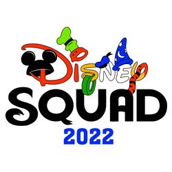Disney Family Squad 2022 Svg, Mickey Mouse Svg