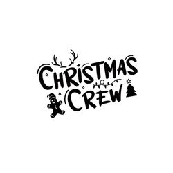 Christmas crew - SVG download file - plotter file - crafting plotter Cricut