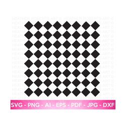 Checkered Pattern SVG, Checkered Pattern Clipart,  Checkered vector, Cut file for Cricut